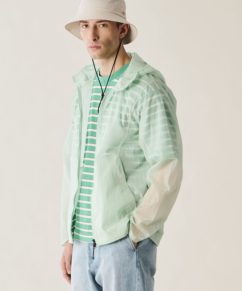 GOLDWIN(ゴールドウィン)の「Goldwin |〈別注〉シアーナイロン パッカブルウィンドジャケット MEN(ナイロンジャケット・メンズ・グリーン系その他/ブラック/オレンジ系その他・2/3)」の19枚目の写真