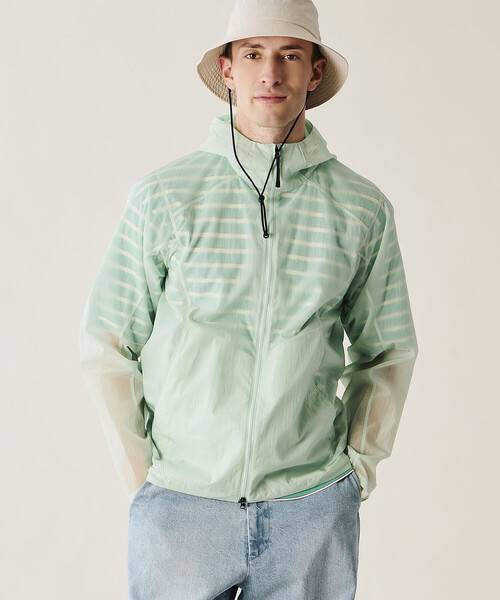 GOLDWIN(ゴールドウィン)の「Goldwin |〈別注〉シアーナイロン パッカブルウィンドジャケット MEN(ナイロンジャケット・メンズ・グリーン系その他/ブラック/オレンジ系その他・2/3)」の21枚目の写真