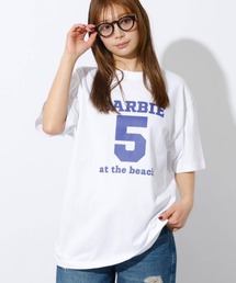【HealthyDenim/ヘルシーデニム】Barbie5 at the beach/半袖Tシャツ/ロゴTシャツ