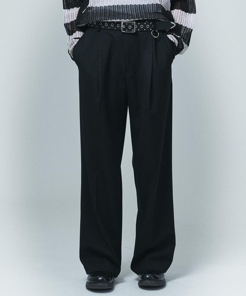 NOCTO ARCHIVE/ノクト アーカイブ TR One-tuck Wide Slacks