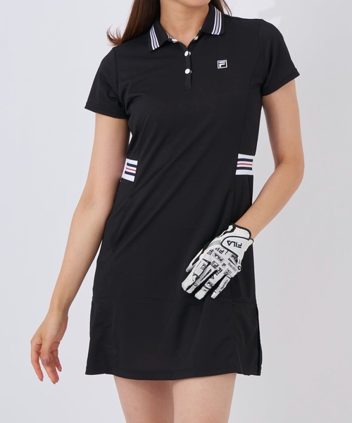 FILA GOLF（フィラゴルフ ）の「バックプリーツワンピース（ワンピース・レディース・ブラック/パープル/ネイビー/ミント・X-LARGE/SMALL/LARGE/XX-LARGE/MEDIUM）」の18枚目の写真