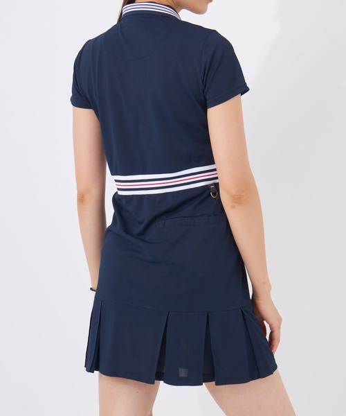 FILA GOLF（フィラゴルフ ）の「バックプリーツワンピース（ワンピース・レディース・ブラック/パープル/ネイビー/ミント・X-LARGE/SMALL/LARGE/XX-LARGE/MEDIUM）」の10枚目の写真