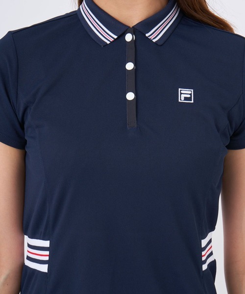 FILA GOLF（フィラゴルフ ）の「バックプリーツワンピース（ワンピース・レディース・ブラック/パープル/ネイビー/ミント・X-LARGE/SMALL/LARGE/XX-LARGE/MEDIUM）」の11枚目の写真
