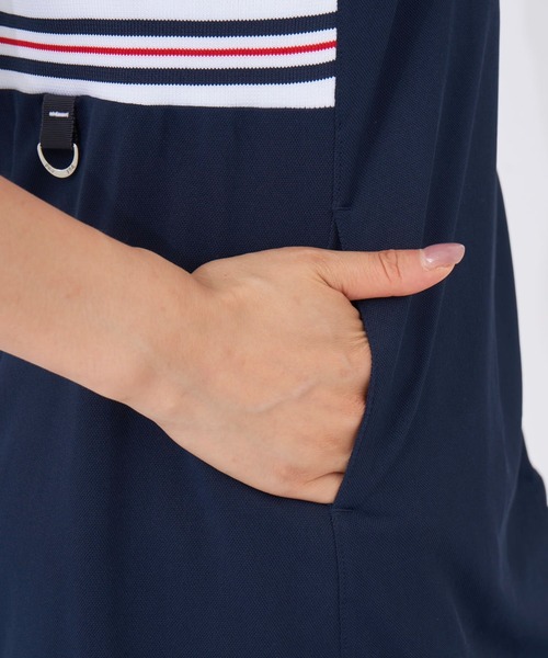 FILA GOLF（フィラゴルフ ）の「バックプリーツワンピース（ワンピース・レディース・ブラック/パープル/ネイビー/ミント・X-LARGE/SMALL/LARGE/XX-LARGE/MEDIUM）」の12枚目の写真