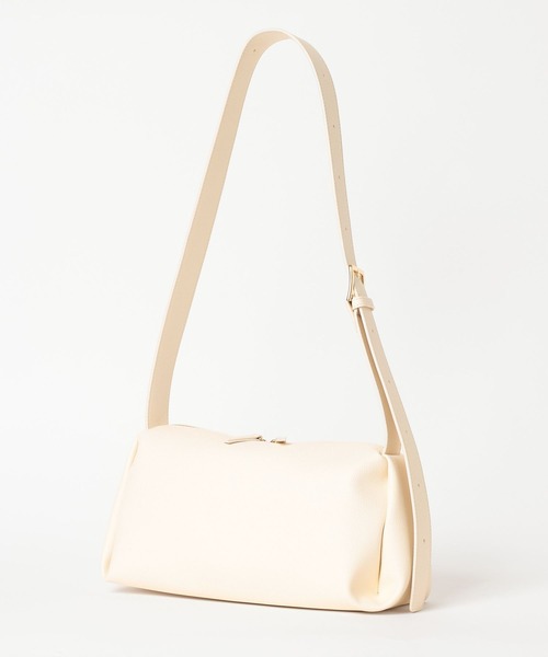 LOWRYS FARM（ローリーズファーム）の「タックスクエアショルダーＢＡＧ 656238（ショルダーバッグ・レディース・ブラック/アイボリー/ブラウン・FREE）」の7枚目の写真