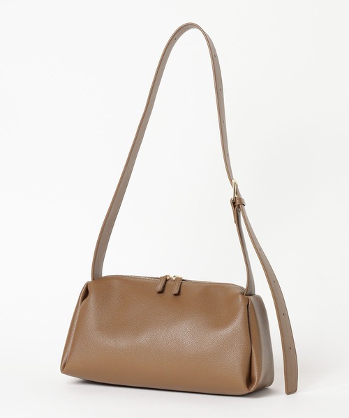 LOWRYS FARM（ローリーズファーム）の「タックスクエアショルダーＢＡＧ 656238（ショルダーバッグ・レディース・ブラック/アイボリー/ブラウン・FREE）」の9枚目の写真