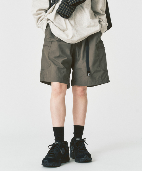 Gramicci（グラミチ）の「GRAMICCI / グラミチ 417別注 ナイロンショートパンツ（カーゴパンツ・メンズ・アイボリー/ブラック/チャコールグレー/オレンジ/ネイビー・LARGE/MEDIUM/X-LARGE）」の14枚目の写真