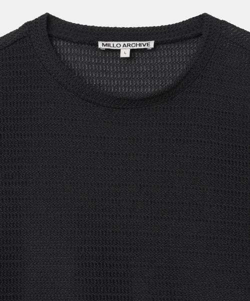 Millo Archive（ミロ アーカイブ）の「ロエクロシェロングスリーブ[ブラック]（Tシャツ/カットソー・メンズ・その他・LARGE/X-LARGE/MEDIUM）」の2枚目の写真