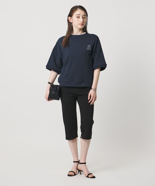 HANDTEX(ハンドテックス)の「【別注】<HANDTEX>スウェット ‐3TIPS‐(スウェット・レディース・ホワイト/ネイビー・F)」の13枚目の写真