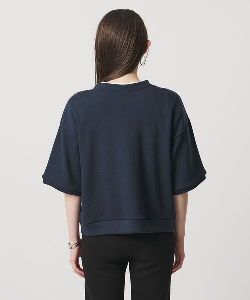 HANDTEX(ハンドテックス)の「【別注】<HANDTEX>スウェット ‐3TIPS‐(スウェット・レディース・ホワイト/ネイビー・F)」の7枚目の写真