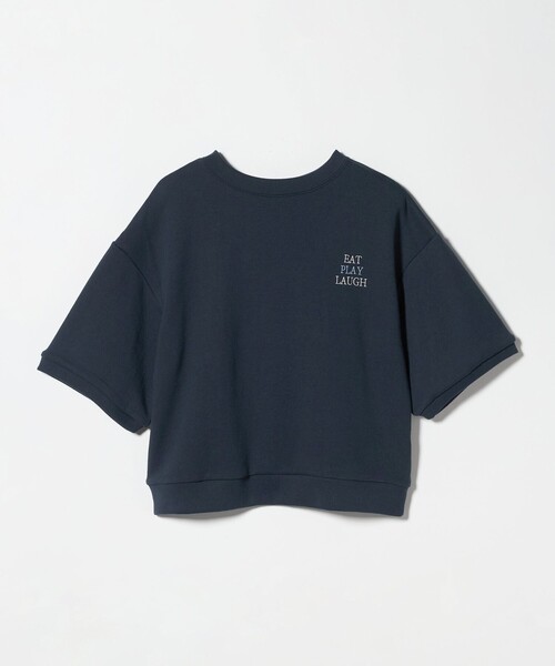 HANDTEX(ハンドテックス)の「【別注】<HANDTEX>スウェット ‐3TIPS‐(スウェット・レディース・ホワイト/ネイビー・F)」の6枚目の写真