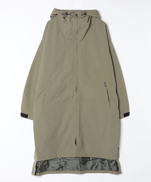 ADAM PATEK(アダムパテック)の「【ADAMPATEK/アダムパテック】 looose hooded coat/フード付きルーズコート(モッズコート・メンズ・オリーブ/カーキ・3/1)」の2枚目の写真
