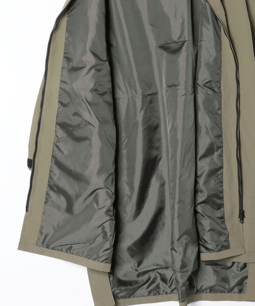 ADAM PATEK(アダムパテック)の「【ADAMPATEK/アダムパテック】 looose hooded coat/フード付きルーズコート(モッズコート・メンズ・オリーブ/カーキ・3/1)」の4枚目の写真