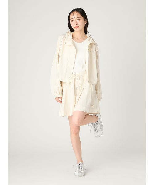 FRAY I.D(フレイアイディー)の「【FRAY I.D×PUMA】ナイロンショートパンツ/UVカット・撥水(その他パンツ・レディース・ベージュ/ピンク・0/1)」の17枚目の写真