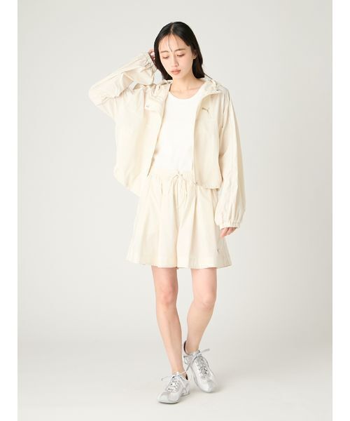 FRAY I.D(フレイアイディー)の「【FRAY I.D×PUMA】ナイロンショートパンツ/UVカット・撥水(その他パンツ・レディース・ベージュ/ピンク・0/1)」の18枚目の写真