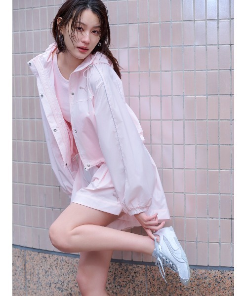 FRAY I.D(フレイアイディー)の「【FRAY I.D×PUMA】ナイロンショートパンツ/UVカット・撥水(その他パンツ・レディース・ベージュ/ピンク・0/1)」の3枚目の写真