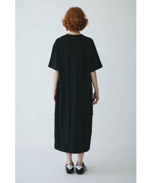 HeRIN.CYE（ヘリンドットサイ）の「Cut relax dress　　カットリラックスドレス（ワンピース・レディース・ベージュ系その他/ブラック/ブルー系その他・FREE）」の6枚目の写真