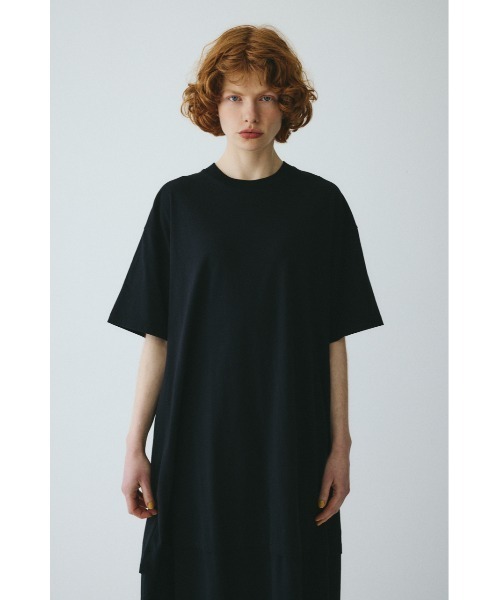 HeRIN.CYE（ヘリンドットサイ）の「Cut relax dress　　カットリラックスドレス（ワンピース・レディース・ベージュ系その他/ブラック/ブルー系その他・FREE）」の7枚目の写真