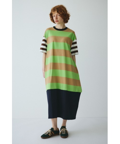 HeRIN.CYE（ヘリンドットサイ）の「Cut relax dress　　カットリラックスドレス（ワンピース・レディース・ベージュ系その他/ブラック/ブルー系その他・FREE）」の8枚目の写真