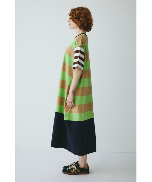 HeRIN.CYE（ヘリンドットサイ）の「Cut relax dress　　カットリラックスドレス（ワンピース・レディース・ベージュ系その他/ブラック/ブルー系その他・FREE）」の9枚目の写真