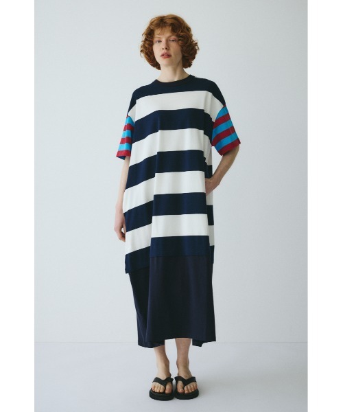 HeRIN.CYE（ヘリンドットサイ）の「Cut relax dress　　カットリラックスドレス（ワンピース・レディース・ベージュ系その他/ブラック/ブルー系その他・FREE）」の10枚目の写真