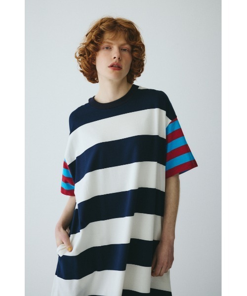 HeRIN.CYE（ヘリンドットサイ）の「Cut relax dress　　カットリラックスドレス（ワンピース・レディース・ベージュ系その他/ブラック/ブルー系その他・FREE）」の13枚目の写真