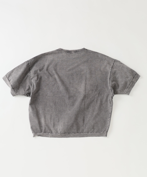JOURNAL STANDARD J.S HOMESTEAD（ジャーナルスタンダードホームステッド）の「J.S.Homestead / オーバー ラージ ポンチョ ショートスリーブ Tシャツ（Tシャツ/カットソー・メンズ・ブラウン/チャコールグレー/ブラック/ライトグリーン・FREE）」の11枚目の写真