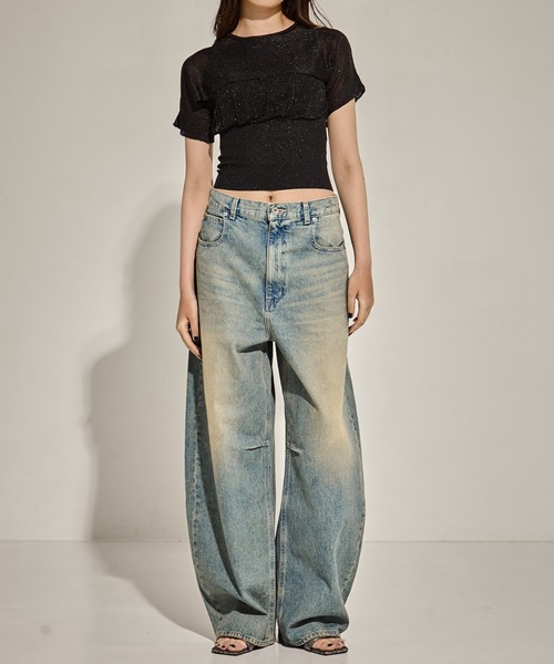 TAN（タン）の「[TAN/タン]SHINY 2PIECES TOPS（その他トップス・レディース・ブラウン/オリーブ/ブラック・FREE）」の10枚目の写真