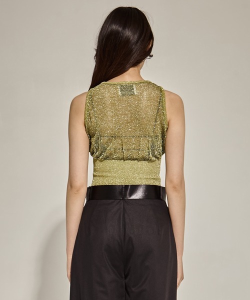 TAN（タン）の「[TAN/タン]SHINY 2PIECES TOPS（その他トップス・レディース・ブラウン/オリーブ/ブラック・FREE）」の17枚目の写真