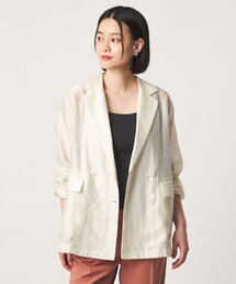A DAY IN THE LIFE UNITED ARROWS（アデイインザライフユナイテッドアローズ）の「シアー ダブルジャケット ‐ウォッシャブル‐ ＜A DAY IN THE LIFE＞（テーラードジャケット）」