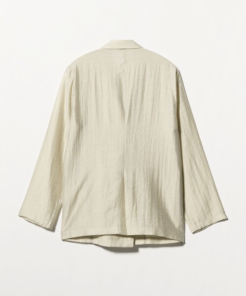 A DAY IN THE LIFE UNITED ARROWS(アデイインザライフユナイテッドアローズ)の「シアー ダブルジャケット ‐ウォッシャブル‐ <A DAY IN THE LIFE>(テーラードジャケット・レディース・ベージュ/オフホワイト/ブラック・FREE)」の14枚目の写真