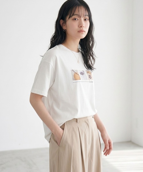 DAESE TOKYO(デセトウキョウ)の「『DAESE TOKYO/デセトウキョウ』【接触冷感】フルーツプリントTシャツ(Tシャツ/カットソー・レディース・ライム/イエロー/ピンク・FREE)」の21枚目の写真