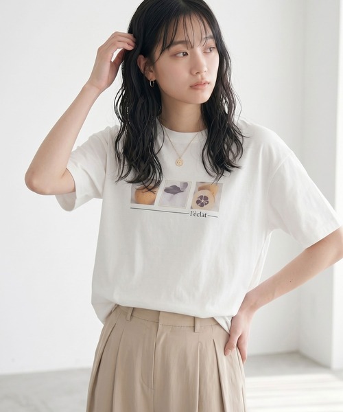 DAESE TOKYO(デセトウキョウ)の「『DAESE TOKYO/デセトウキョウ』【接触冷感】フルーツプリントTシャツ(Tシャツ/カットソー・レディース・ライム/イエロー/ピンク・FREE)」の10枚目の写真