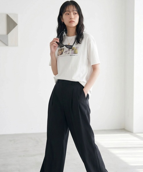 DAESE TOKYO(デセトウキョウ)の「『DAESE TOKYO/デセトウキョウ』【接触冷感】フルーツプリントTシャツ(Tシャツ/カットソー・レディース・ライム/イエロー/ピンク・FREE)」の19枚目の写真