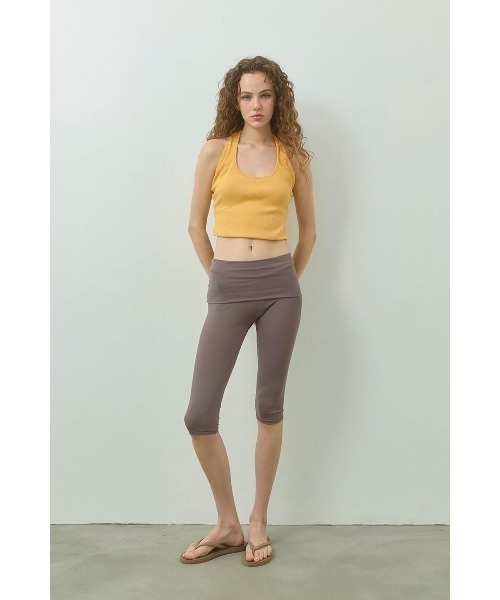 ALEXIA STAM（アリシアスタン）の「Capri Leggings/ カプリレギンス（Tシャツ/カットソー・レディース・グレイッシュベージュ/ブラック/ブラウン・L/M/S）」の20枚目の写真