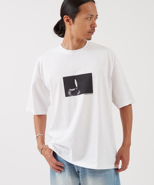 improves（インプローブス）の「PHOTO プリント 半袖Tシャツ（Tシャツ/カットソー・メンズ・ホワイト系3/ホワイト系/ホワイト系2/ホワイト系1/ホワイト系6/ホワイト系4/ホワイト/ホワイト系5・X-LARGE/LARGE/MEDIUM/SMALL）」の5枚目の写真