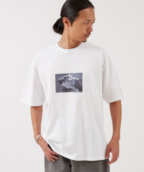 improves（インプローブス）の「PHOTO プリント 半袖Tシャツ（Tシャツ/カットソー・メンズ・ホワイト系3/ホワイト系/ホワイト系2/ホワイト系1/ホワイト系6/ホワイト系4/ホワイト/ホワイト系5・X-LARGE/LARGE/MEDIUM/SMALL）」の6枚目の写真