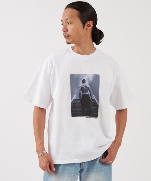 improves（インプローブス）の「PHOTO プリント 半袖Tシャツ（Tシャツ/カットソー・メンズ・ホワイト系3/ホワイト系/ホワイト系2/ホワイト系1/ホワイト系6/ホワイト系4/ホワイト/ホワイト系5・X-LARGE/LARGE/MEDIUM/SMALL）」の7枚目の写真