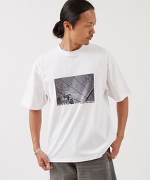 PHOTO プリント 半袖Tシャツ