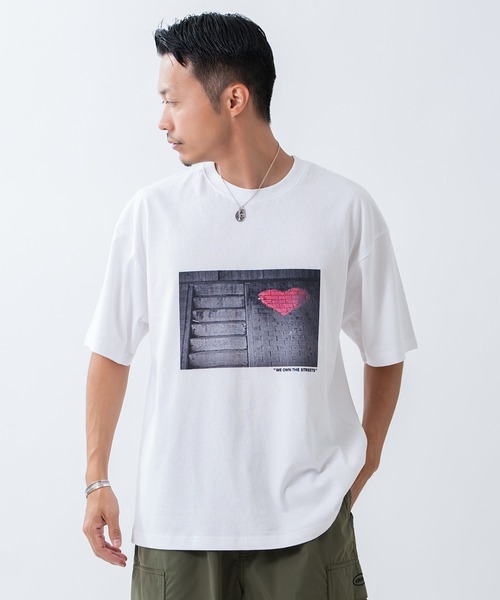 improves(インプローブス)の「PHOTO プリント 半袖Tシャツ(Tシャツ/カットソー・メンズ・ホワイト系3/ホワイト系/ホワイト系2/ホワイト系1/ホワイト系6/ホワイト系4/ホワイト/ホワイト系5/ホワイト系7/ホワイト系その他/ホワイト系8/ホワイト系9・X-LARGE/LARGE/MEDIUM/SMALL)」の12枚目の写真