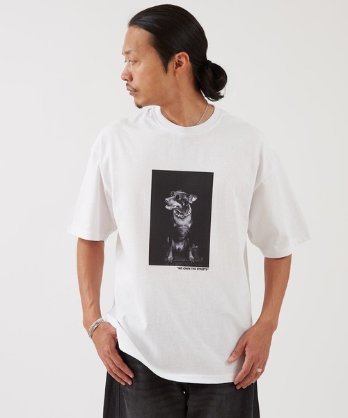 improves（インプローブス）の「PHOTO プリント 半袖Tシャツ（Tシャツ/カットソー・メンズ・ホワイト系3/ホワイト系/ホワイト系2/ホワイト系1/ホワイト系6/ホワイト系4/ホワイト/ホワイト系5・X-LARGE/LARGE/MEDIUM/SMALL）」の14枚目の写真