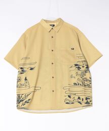 VANS（バンズ）の「VANS ヴァンズ M Samurai SK8er Aloha Shirts ショートスリーブ 126R1062800 ABC-MART限定 GOLD（Tシャツ/カットソー）」