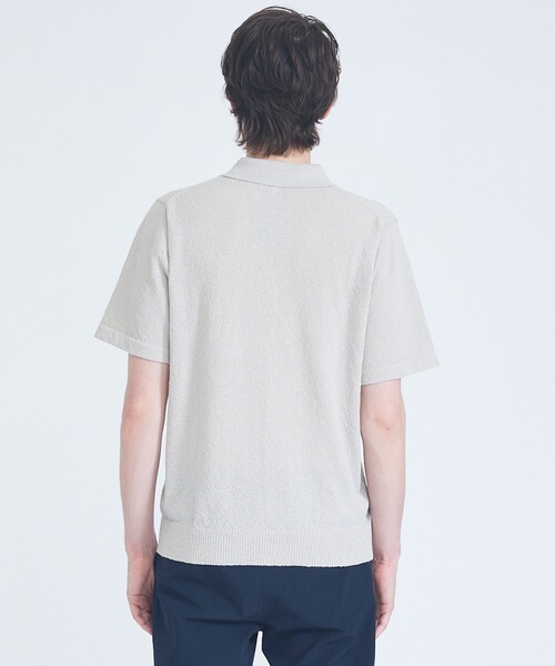 ABAHOUSE GRAY(アバハウスグレイ)の「ブークレー スキッパーポロシャツ(ポロシャツ・メンズ・ブルー/ブラック/モスグリーン/ライトグレー・50/48/46)」の7枚目の写真