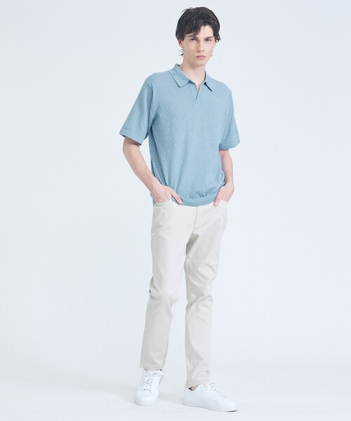 ABAHOUSE GRAY(アバハウスグレイ)の「ブークレー スキッパーポロシャツ(ポロシャツ・メンズ・ブルー/ブラック/モスグリーン/ライトグレー・50/48/46)」の16枚目の写真