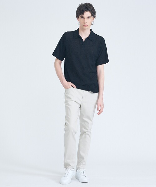 ABAHOUSE GRAY(アバハウスグレイ)の「ブークレー スキッパーポロシャツ(ポロシャツ・メンズ・ブルー/ブラック/モスグリーン/ライトグレー・50/48/46)」の11枚目の写真