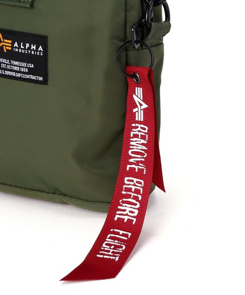 Alpha Industries(アルファインダストリーズ)の「Alpha Industries/アルファインダストリーズ/CREW CARRY BAG/クルー キャリー バッグ(トートバッグ・メンズ・その他10/ブラック・F)」の7枚目の写真