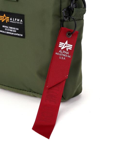 Alpha Industries(アルファインダストリーズ)の「Alpha Industries/アルファインダストリーズ/CREW CARRY BAG/クルー キャリー バッグ(トートバッグ・メンズ・その他10/ブラック・F)」の8枚目の写真