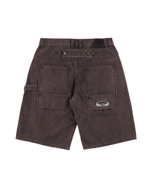 ERTR（イーアールティーアール）の「Carpenter Buckle Bermuda Denim Pants Brown（その他パンツ・レディース・その他・SMALL/MEDIUM/LARGE）」の3枚目の写真