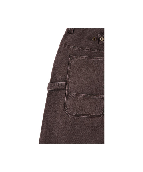 ERTR（イーアールティーアール）の「Carpenter Buckle Bermuda Denim Pants Brown（その他パンツ・レディース・その他・SMALL/MEDIUM/LARGE）」の6枚目の写真