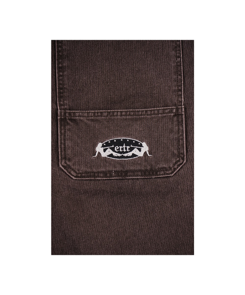 ERTR（イーアールティーアール）の「Carpenter Buckle Bermuda Denim Pants Brown（その他パンツ・レディース・その他・SMALL/MEDIUM/LARGE）」の7枚目の写真